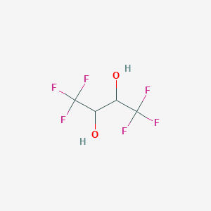 molecular formula C4H4F6O2 B1631636 1,1,1,4,4,4-Hexafluoro-2,3-butanediol 