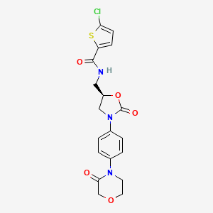 molecular formula C19H18ClN3O5S B1631645 5-R-利伐沙班 CAS No. 865479-71-6