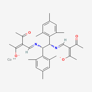 molecular formula C32H38CoN2O4 B1631648 (1S,2S)-N,N'-Bis(2-acetyl-3-oxo-2-butenylidene)-1,2-dimesitylethylenediaminato Cobalt(II) 