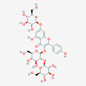 molecular formula C33H40O21 B1631684 山奈酚 3-异槐糖苷-7-葡萄糖苷 CAS No. 55136-76-0
