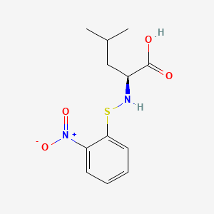 molecular formula C12H16N2O4S B1631693 N-2-Nitrophenylsulfenyl-L-leucine CAS No. 50571-61-4