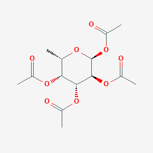molecular formula C14H20O9 B1631701 1,2,3,4-四-O-乙酰-α-L-岩藻糖苷 CAS No. 64913-16-2