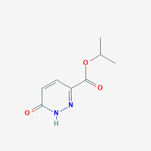 molecular formula C8H10N2O3 B1631719 Isopropyl 3-pyridazinone-6-carboxylate 