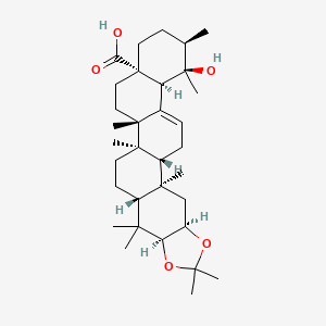 molecular formula C33H52O5 B1631732 2,3-O-异丙叉二烯基羽扇豆酸 CAS No. 220880-90-0
