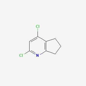 molecular formula C8H7Cl2N B1631737 2,4-Dichloro-6,7-dihydro-5H-cyclopenta[b]pyridine CAS No. 56946-65-7