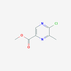 molecular formula C7H7ClN2O2 B1631788 5-氯-6-甲基吡嗪-2-甲酸甲酯 CAS No. 77168-85-5