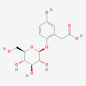 molecular formula C14H18O9 B1631818 刀豆素 CAS No. 118555-82-1