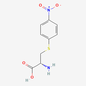 molecular formula C9H10N2O4S B1631828 S-(4-硝基苯基)-L-半胱氨酸 CAS No. 55288-30-7