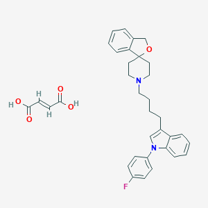 molecular formula C34H35FN2O5 B163184 Siramesine Fumarate Salt CAS No. 163630-79-3