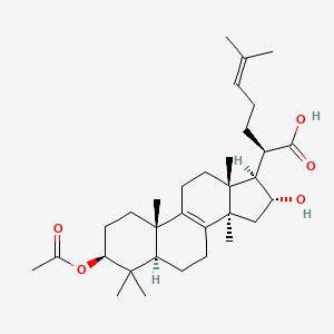 molecular formula C32H50O5 B1631854 3-O-Acetyl-16alpha-hydroxytrametenolic acid 
