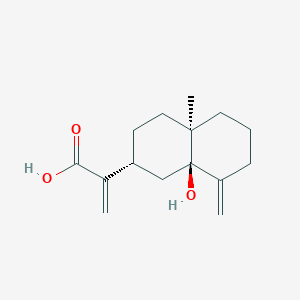 molecular formula C15H22O3 B1631891 5α-羟基考斯酸 CAS No. 132185-83-2