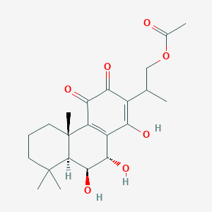molecular formula C22H30O7 B1631919 异叶香菊酚E 