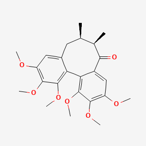 molecular formula C24H30O7 B1631924 五加内酯 A CAS No. 135557-67-4