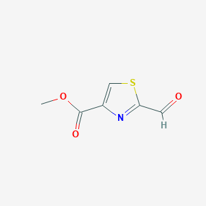 molecular formula C6H5NO3S B1631942 Methyl 2-formylthiazole-4-carboxylate CAS No. 921927-88-0
