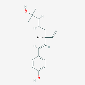 molecular formula C18H24O2 B1631963 Δ3,2-羟基巴库奇醇 CAS No. 178765-49-6