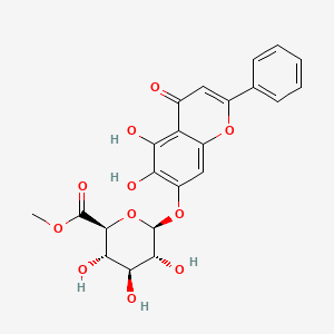 molecular formula C22H20O11 B1631974 Baicalin methyl ester CAS No. 82475-03-4