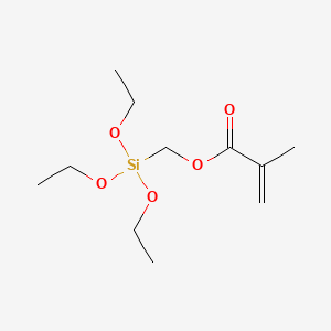 molecular formula C11H22O5Si B1632014 甲基丙烯酰氧甲基三乙氧基硅烷 CAS No. 5577-72-0