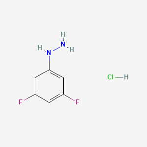 molecular formula C6H7ClF2N2 B1632028 3,5-二氟苯肼盐酸盐 CAS No. 502496-27-7