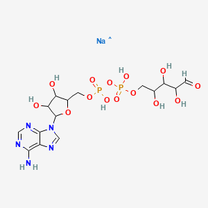 molecular formula C15H23N5NaO14P2 B1632029 Adenosine 5'-diphosphoribose sodium salt CAS No. 68414-18-6