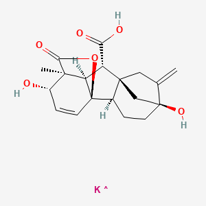 molecular formula C19H22KO6 B1632036 Gibberellic acid potassium salt 