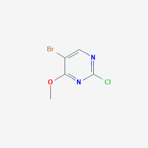 molecular formula C5H4BrClN2O B163204 5-Bromo-2-chloro-4-methoxypyrimidine CAS No. 57054-92-9
