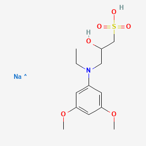 molecular formula C13H21NNaO6S B1632068 N-Ethyl-N-(2-hydroxy-3-sulfopropyl)-3,5-dimethoxyaniline sodium salt 