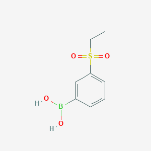 molecular formula C8H11BO4S B1632083 3-Ethylsulfonylphenylboronic acid CAS No. 845870-47-5