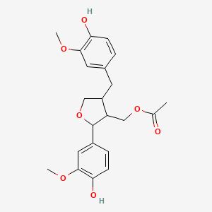 molecular formula C22H26O7 B1632084 Lariciresinol acetate 