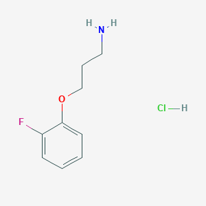 molecular formula C9H13ClFNO B1632099 3-(2-Fluorophenoxy)propan-1-amine hydrochloride CAS No. 1052076-94-4