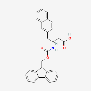 molecular formula C29H25NO4 B1632133 Fmoc-(S)-3-Amino-4-(2-naphthyl)-butyric acid 