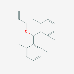 molecular formula C20H24O B163214 2,2'-((Allyloxy)methylene)bis(1,3-dimethylbenzene) CAS No. 130525-17-6