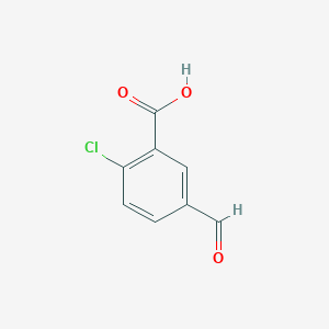 molecular formula C8H5ClO3 B1632146 2-Chloro-5-formylbenzoic acid CAS No. 1206625-81-1