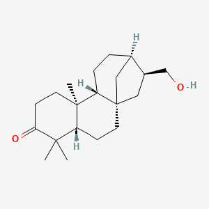 molecular formula C20H32O2 B1632175 (1S,4S,9S,10R,13R,14S)-14-(hydroxymethyl)-5,5,9-trimethyltetracyclo[11.2.1.01,10.04,9]hexadecan-6-one CAS No. 960589-81-5