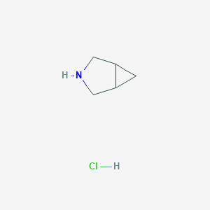 molecular formula C5H10ClN B1632178 3-Azabicyclo[3.1.0]hexane hydrochloride CAS No. 73799-64-1