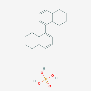 molecular formula C20H25O4P B1632192 (S)-5,5',6,6',7,7',8,8'-Octahydro-1,1'-bi-2-naphthyl phosphate 