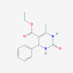 molecular formula C14H16N2O3 B016322 6-甲基-2-氧代-4-苯基-1,2,3,4-四氢嘧啶-5-羧酸乙酯 CAS No. 5395-36-8