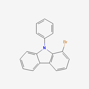 molecular formula C18H12BrN B1632225 1-Bromo-N-phenylcarbazole CAS No. 1333002-37-1