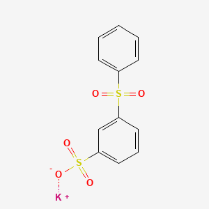 molecular formula C12H9KO5S2 B1632236 Potassium 3-(phenylsulfonyl)benzenesulfonate CAS No. 63316-43-8