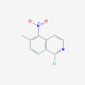 molecular formula C10H7ClN2O2 B1632245 1-Chloro-6-methyl-5-nitroisoquinoline CAS No. 943606-84-6