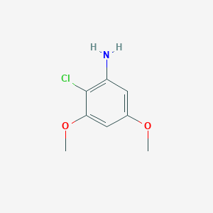 molecular formula C8H10ClNO2 B1632247 2-Chloro-3,5-dimethoxyaniline CAS No. 120758-03-4