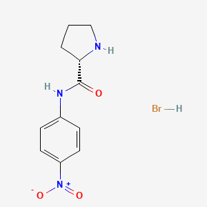 molecular formula C11H14BrN3O3 B1632248 H-Pro-pna hbr 