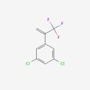 molecular formula C9H5Cl2F3 B1632253 1,3-二氯-5-(3,3,3-三氟丙-1-烯-2-基)苯 CAS No. 864725-22-4