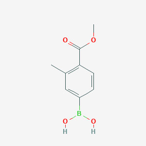 B1632274 (4-(Methoxycarbonyl)-3-methylphenyl)boronic acid CAS No. 603122-81-2