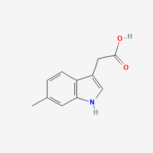 molecular formula C11H11NO2 B1632278 2-(6-甲基-1H-吲哚-3-基)乙酸 CAS No. 52531-20-1