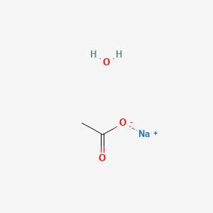 B1632287 Sodium acetate hydrate CAS No. 31304-44-6