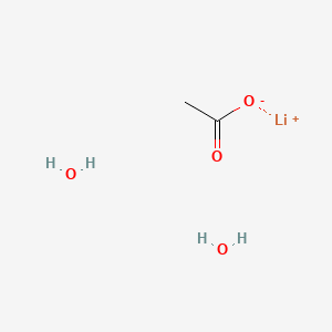 molecular formula C2H7LiO4 B1632311 Lithium acetate dihydrate CAS No. 6108-17-4