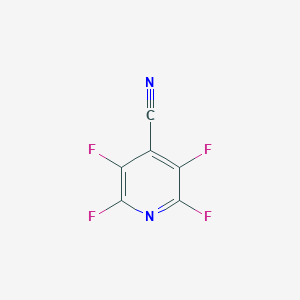 molecular formula C6F4N2 B163233 2,3,5,6-Tetrafluoro-4-pyridinecarbonitrile CAS No. 16297-07-7