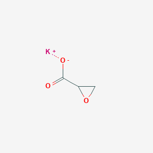 molecular formula C3H3KO3 B1632331 Potassium oxirane-2-carboxylate CAS No. 51877-54-4