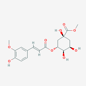 molecular formula C18H22O9 B1632332 3-O-阿魏酸甲酯 CAS No. 154418-15-2