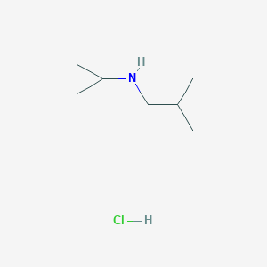 molecular formula C7H16ClN B1632342 N-异丁基环丙胺盐酸盐 CAS No. 1020353-46-1